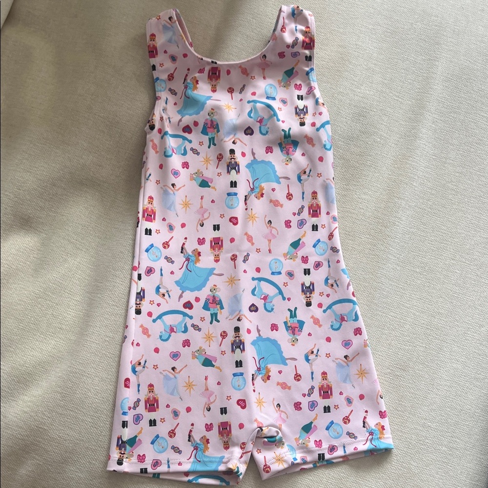 Girl Power Nutcracker 5/6T Biketard